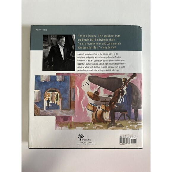 Tony Bennett In The Studio Life Art Music Painting Painter Hardcover w/CD (SEE) - Picture 4 of 8
